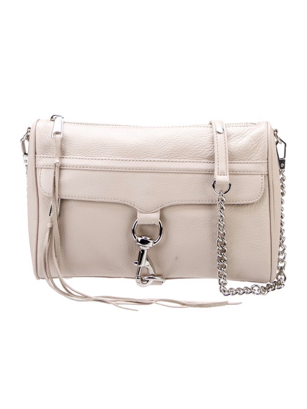 Rebecca Minkoff - chain linked leather crossbody bag in medium size